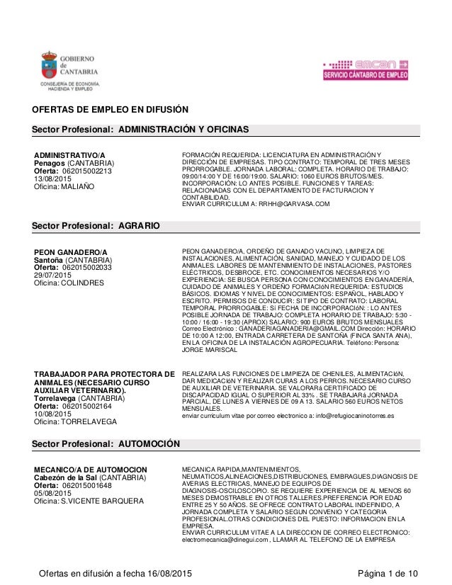 ofertas de empleo en cantabria